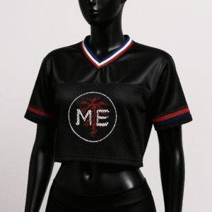 female mesh fashion jersey